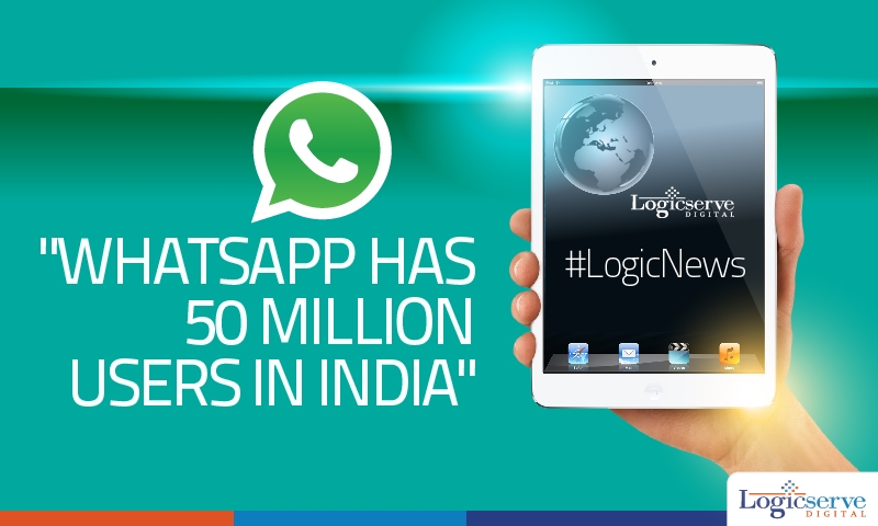 Read more about the article News : WhatsApp reaches 50 million users in India and plans to come up with special data plans