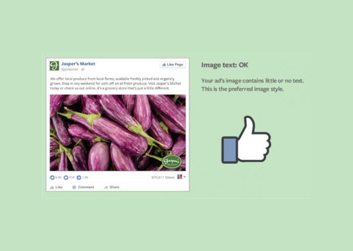 Facebook’s 20% Ad Image text overlay rule, changed.