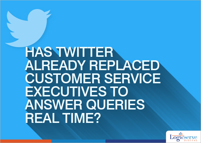 Has Twitter already replaced customer service executives to answer queries real time?