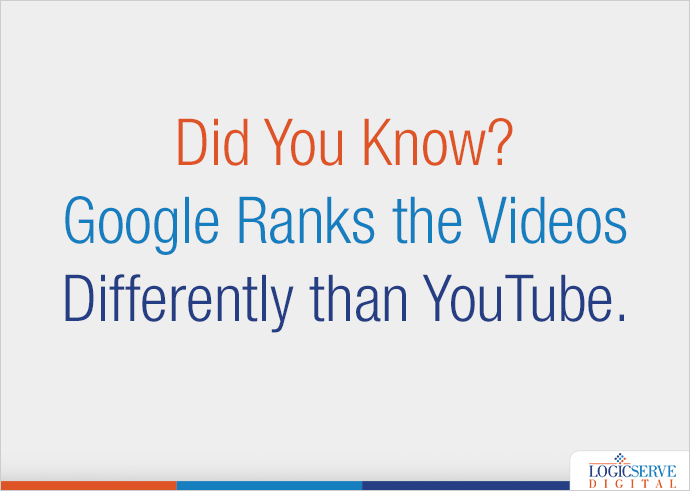 Read more about the article Did You Know? Google Ranks the Videos Differently than YouTube.